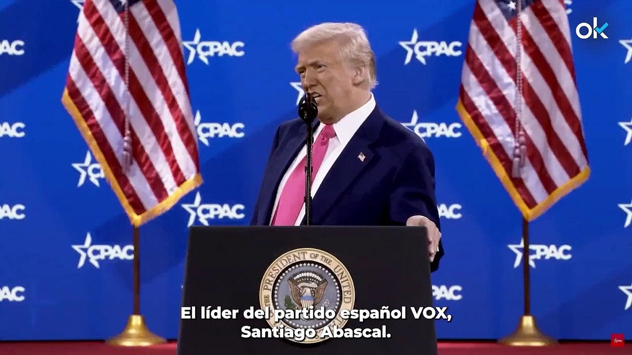 Trump elogia a Abascal en la cumbre de los conservadores en EEUU: "Haces un gran trabajo"