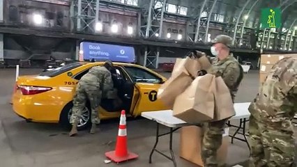 Nueva York despliega su plan para distribuir comida en medio del COVID-19