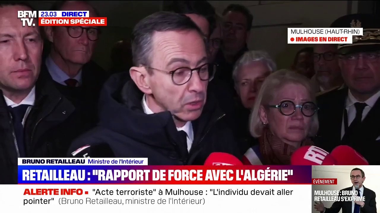 Attaque "terroriste" à Mulhouse: "On doit changer les règles" sur le maintien en centre de rétention, affirme Bruno Retailleau
