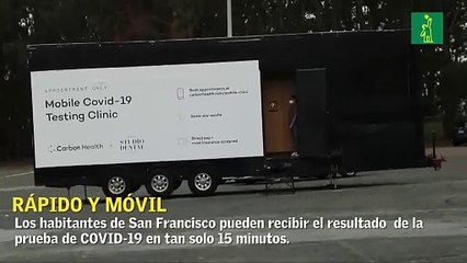Clínica móvil en San Francisco tarda 15 minutos en detectar el coronavirus
