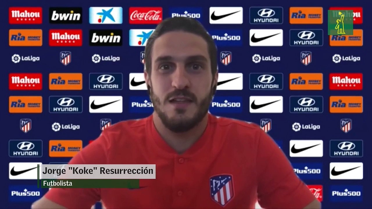 Koke: "Hemos tenido mucho tiempo de incertidumbre, vamos a ir paso a paso"