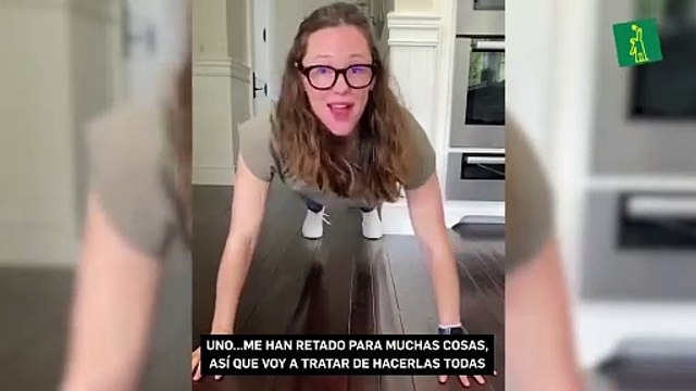 Jennifer Garner cumple los retos en donde la mencionan durante cuarentena