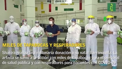 Shakira realiza millonaria donación a su natal Barranquilla