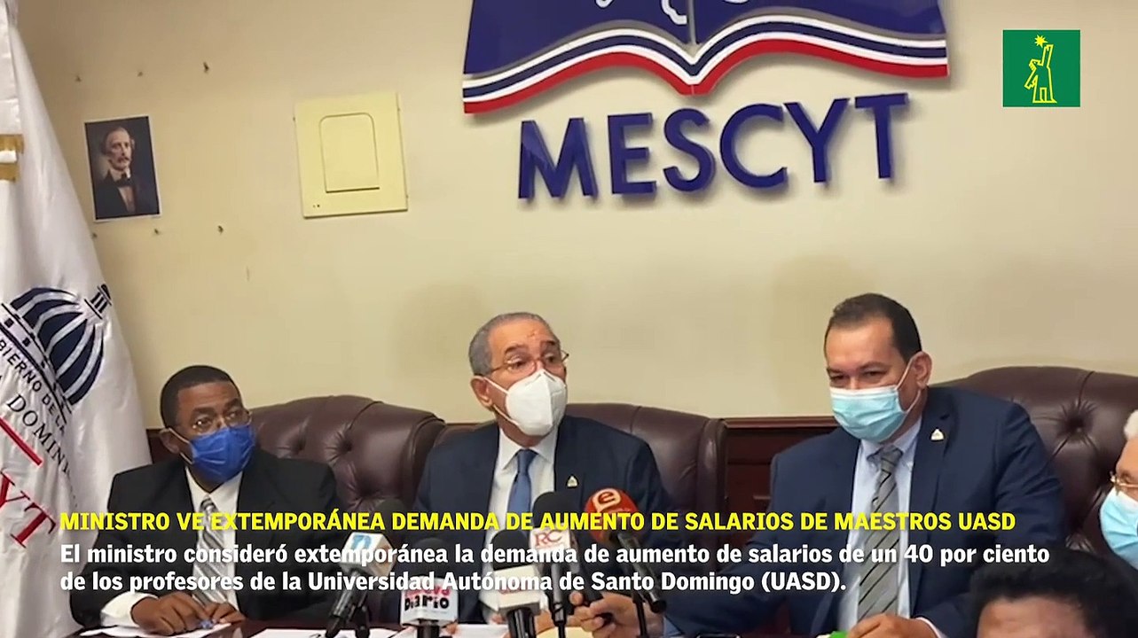 García Fermín ve extemporánea demanda de aumento de salarios de maestros UASD.