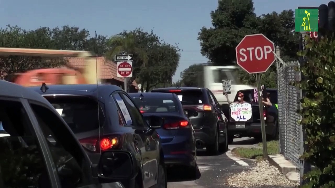 Caravana pide que EEUU libere a inmigrantes detenidos amenazados por COVID-19