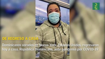 Dominicanos varados en Nueva York regresan al país