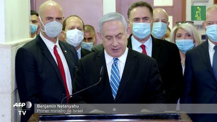 Netanyahu, combativo en la primera jornada de su juicio por corrupción