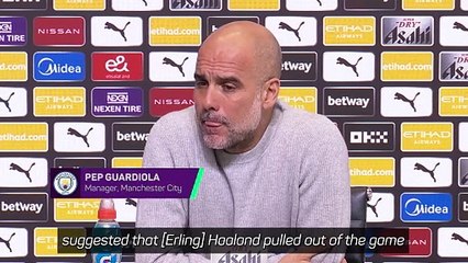 Guardiola slams Carragher for 'crazy' Haaland allegations