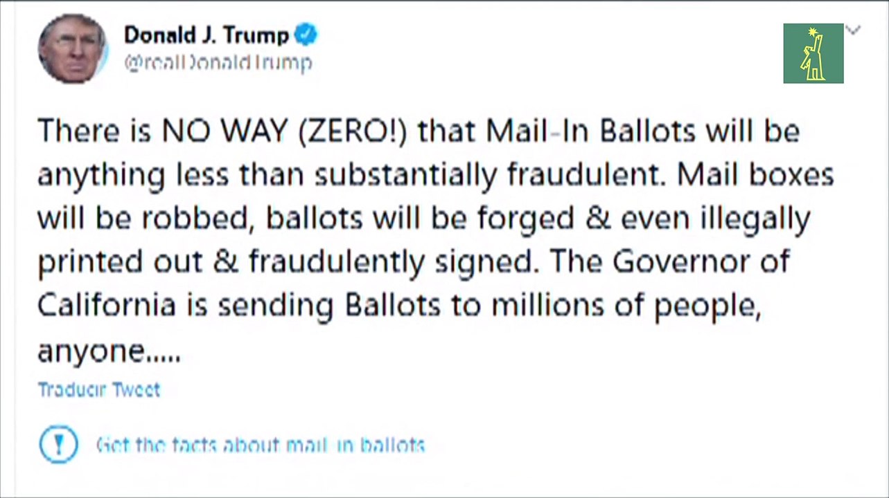 Trump acusa a Twitter de "injerencia" en las elecciones de EEUU