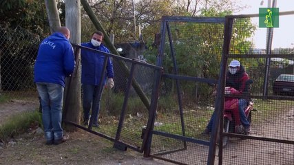 Aíslan por COVID-19  a una villa en superpoblada periferia de Buenos Aires