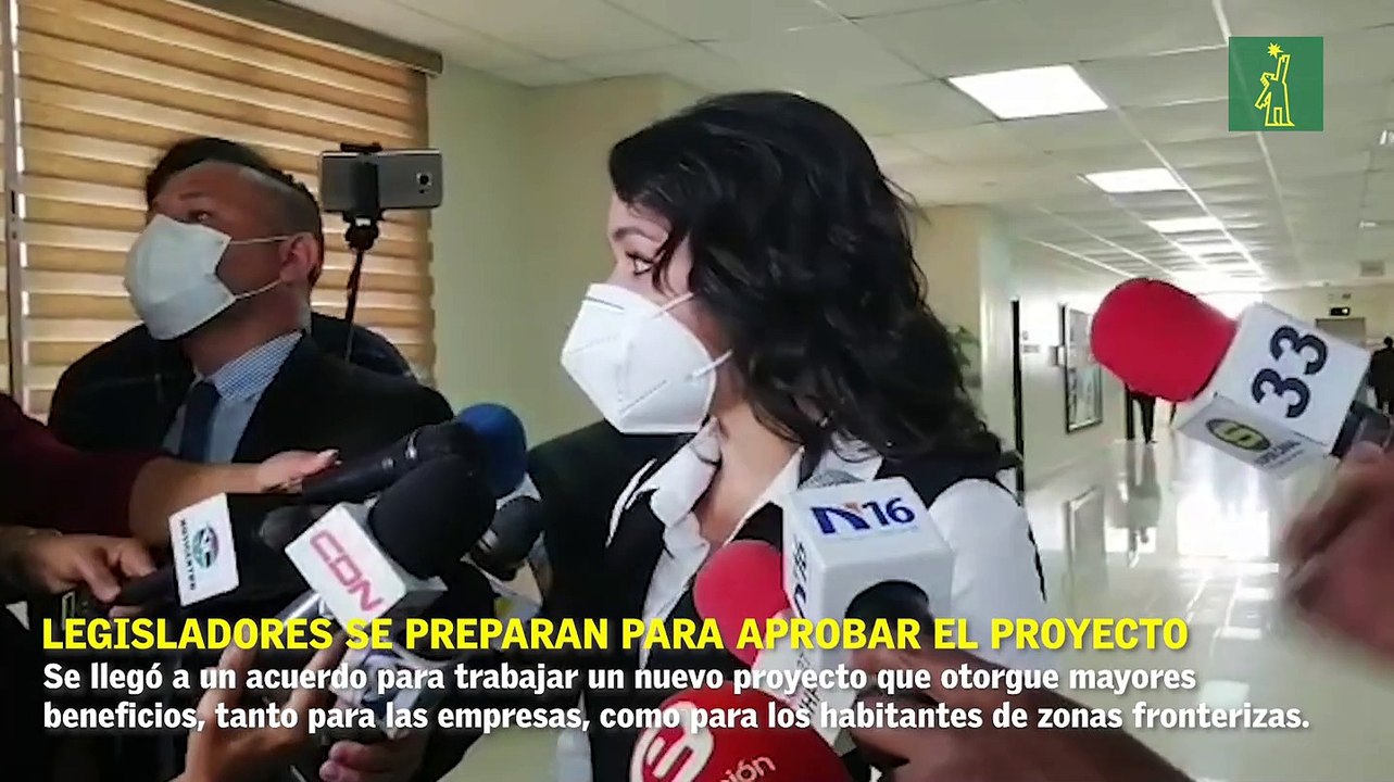 Legisladores se preparan para aprobar el proyecto ya consensuado sobre la Ley que crea la Zona Especial de Desarrollo Fronterizo