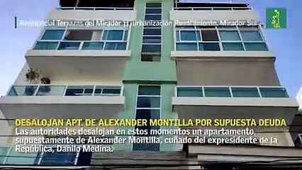 Desalojan apartamento de Alexander Montilla, cuñado del expresidente Medina, por supuesta deuda