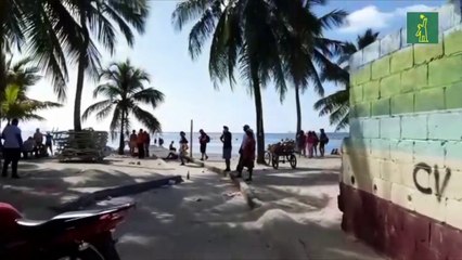 El "teteo" llegó a Boca Chica con los bañistas de Año Nuevo