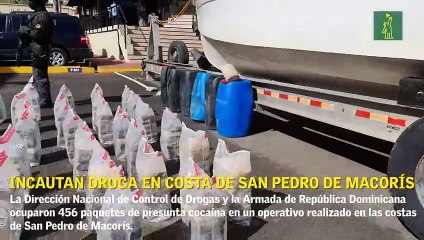 Incautan 456 paquetes de presunta cocaína en costas de San Pedro de Macorís