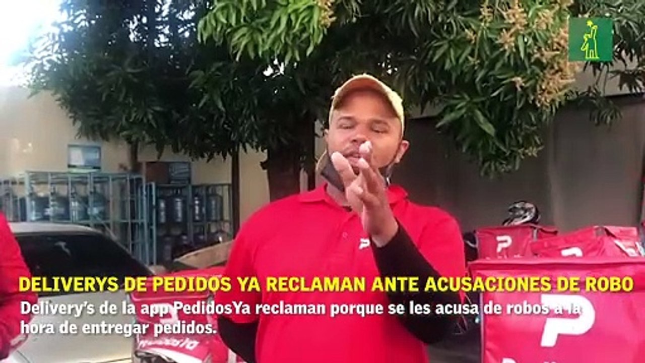 Deliverys de Pedidos Ya reclaman ante acusaciones de robo.