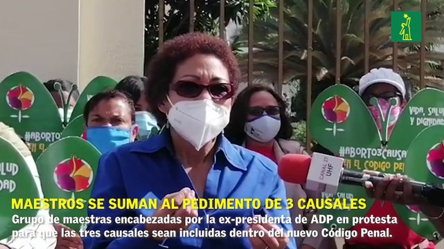 Maestros se suman al pedimento de que el aborto y sus causales sea incluido en el Código Penal