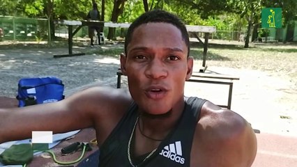 Yancarlos Martínez anuncia sus metas en atletismo