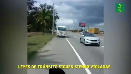 Leyes de tránsito siguen siendo violadas.