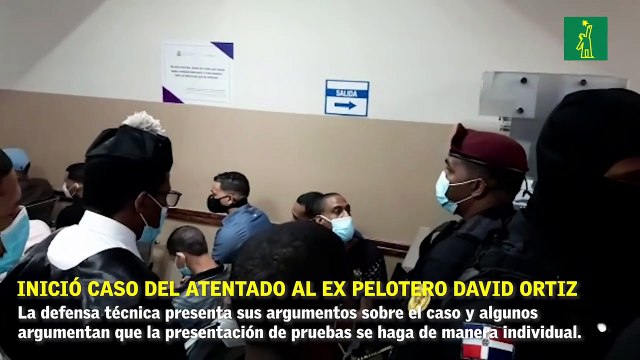 Inició el juicio preliminar a los imputados en el caso del atentado al ex pelotero de grandes ligas David Ortiz.