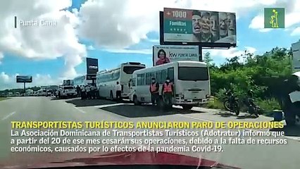 Transportistas turísticos anunciaron paro de operaciones
