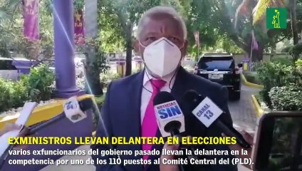 Exministros llevan delantera en elecciones al Comité Central del PLD.