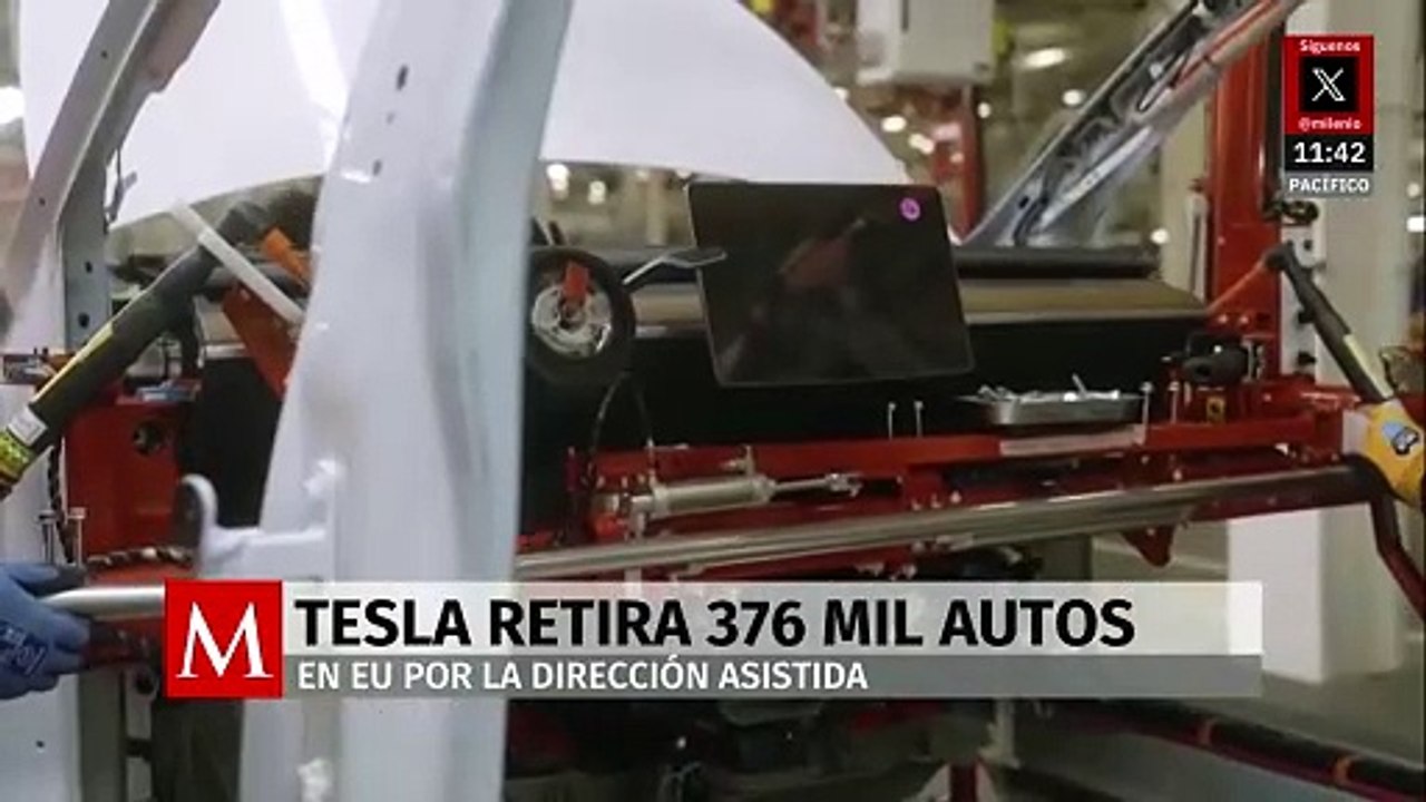 Tesla retira 376 mil vehículos en EU por fallas en la dirección asistida