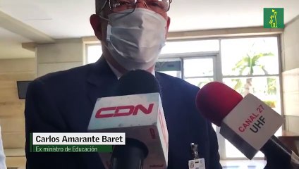 La PEPCA interroga a Carlos Amarante Baret, exministro de Educación