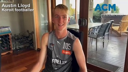 Football: Austin Lloyd, GWV Rebels, Koroit