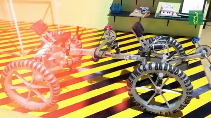 El “vehículo espacial” con el que estudiantes de Salcedo ganaron premio de la NASA.