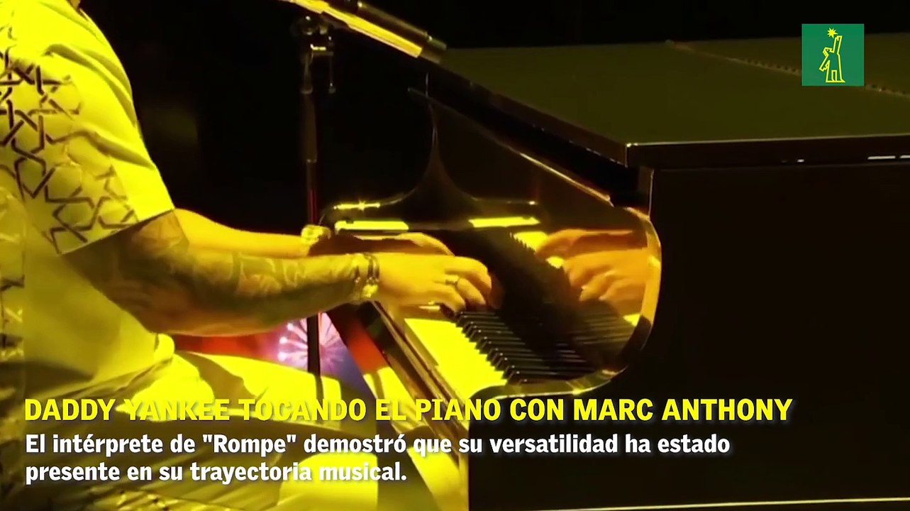 Daddy Yankee sorprende tocando el piano en junte con Marc Anthony en Premio Lo Nuestro
