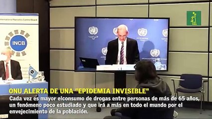 ONU alerta de una "epidemia invisible": el abuso de drogas entre los mayores.