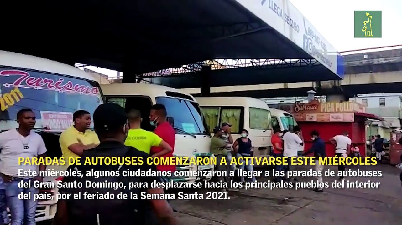 Paradas de autobuses comenzaron a activarse este miércoles