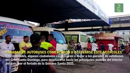 Paradas de autobuses comenzaron a activarse este miércoles