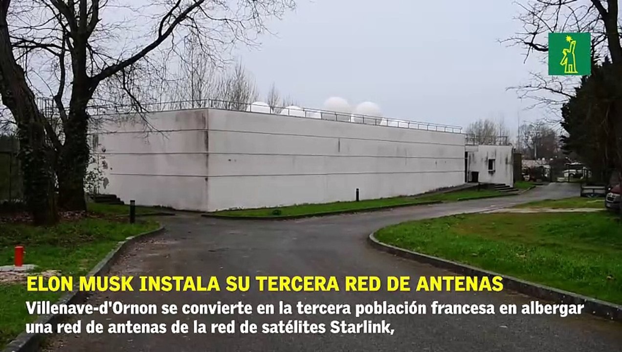 Elon Musk instala su tercera red de antenas de Starlink en Francia.