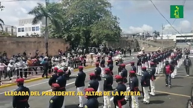 Luis Abinader llega al Altar de la Patria en el marco de la celebración de la Independencia Dominicana