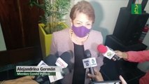 Alejandrina Germán cuestiona se dañe moral de exfuncionarios antes de investigar.