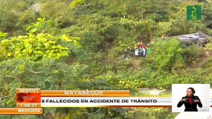 Autobús cae por un puente en oeste de Cuba y deja 10 muertos y 25 heridos