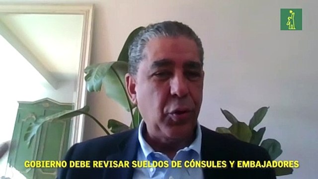 Espaillat dice gobierno debe revisar sueldos de cónsules y embajadores dominicanos
