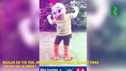 Bailar mal en Tik Tok, un recurso electoral en Perú para "estar en la onda"