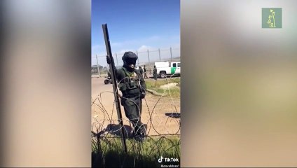Conversación de joven migrante y un oficial en la frontera se hace viral en redes