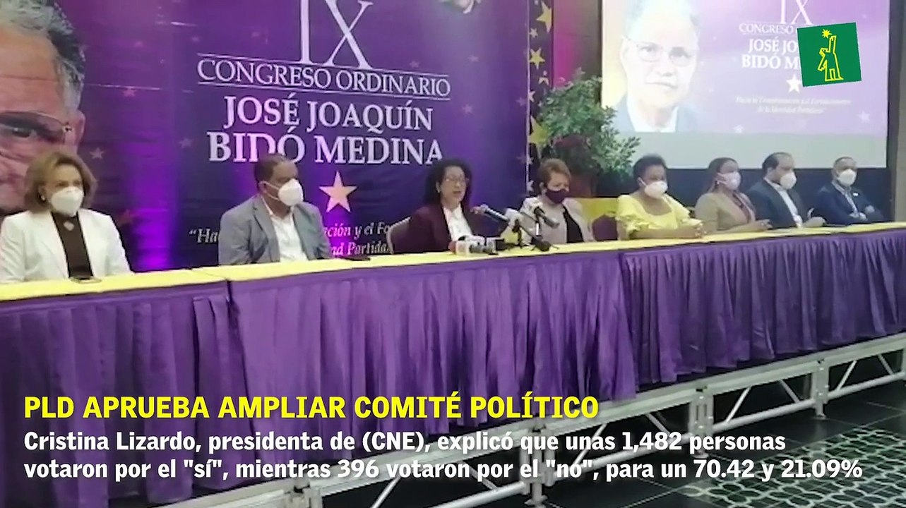 Plenaria del PLD aprueba ampliar Comité Político  Alejandrina Germán cree CC será inmanejable.