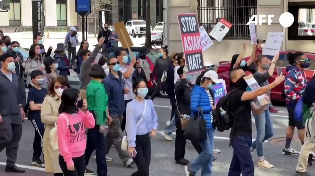 Miles de personas protestan en EEUU contra el racismo hacia los asiáticos