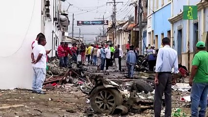 43 heridos deja atentado con coche bomba en Colombia