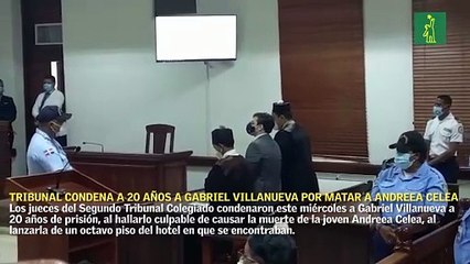 Tribunal condena a 20 años a Gabriel Villanueva por matar a Andreea Celea