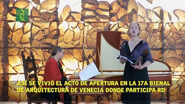 Así se vivió el Acto de apertura en la 17a Bienal de Arquitectura de Venecia donde participa RD.