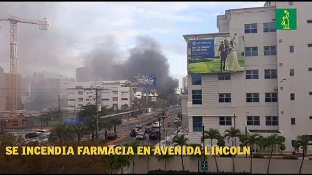 Se incendia farmacia en avenida Lincoln