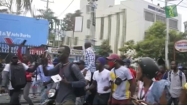 Haitianos protestan contra los secuestros en Puerto Príncipe