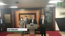 Presidente Luis Abinader a su llegada desde España