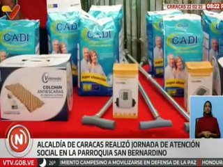 Alcaldía de Caracas favoreció con jornada de atención social a familias de la parroquia San Bernardino