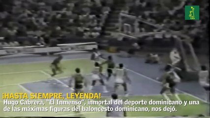 Falleció Hugo Cabrera, estrella del baloncesto dominicano